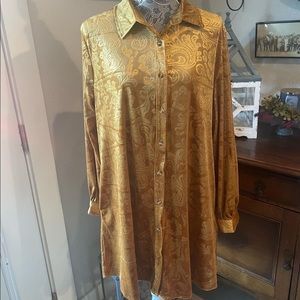 Western button up dress or blouse